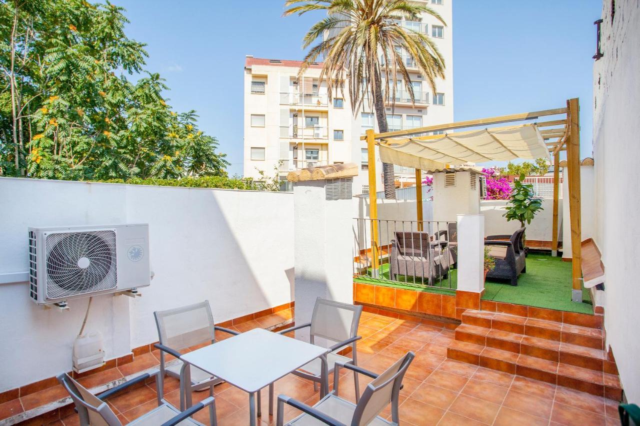 Apartamento Con Terraza Valencia Exterior foto